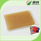 Amber Color Block Bookbinding Hot Melt Glue For Book-Facing , Cloth-Bound Edition