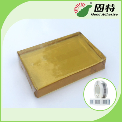 PSA  Tape For Paper Label , Yellow And Transparent Block hotmelt adhesive glue