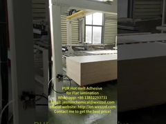 PUR Hot Melt Adhesive For Woodworking Flat Lamination