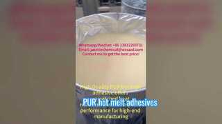PUR hot melt adhesives