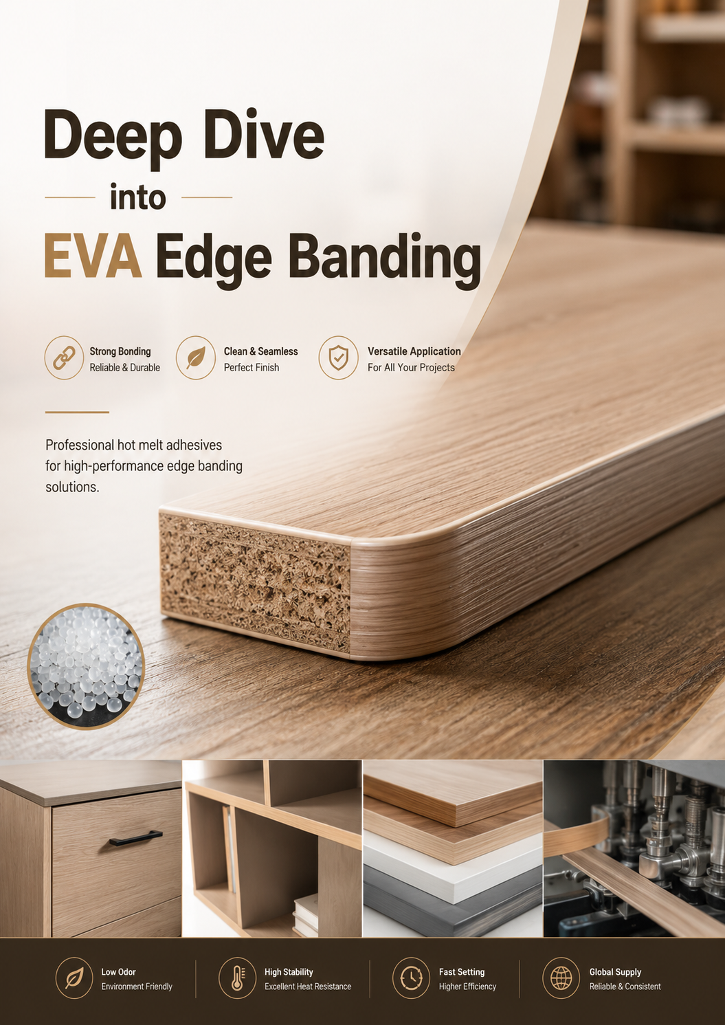 Latest company blogs about Elevating Edge Banding Quality: Insights from Our Bogotá Exhibition and the Power of Advanced EVA Hot Melt Adhesives